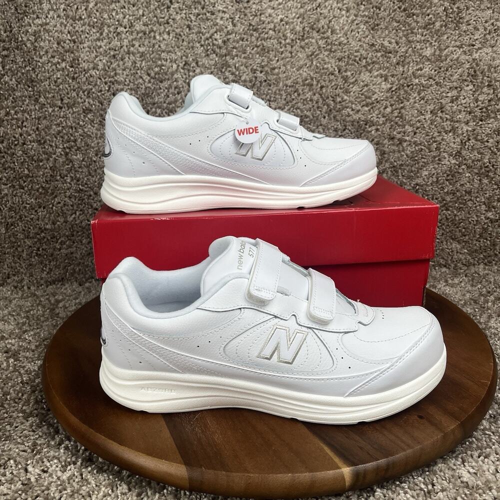 New Balance Men's Size 9 2E Wide Walking Shoes White MW577Hv1 Womens 10.5